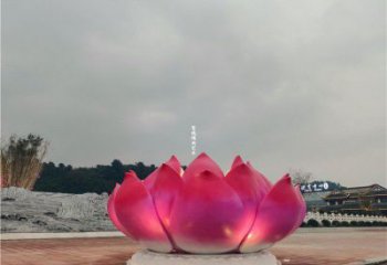 蓮花雕塑選用，噴泉雕塑，不銹鋼蓮花噴泉雕塑標準