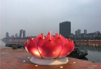 蓮花雕塑選用，透雕系列，現(xiàn)代蓮花噴泉雕塑優(yōu)價