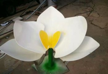 蘭花雕塑承接，景區(qū)案例，公園蘭花花朵雕塑定制廠家