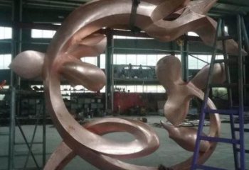 蘭花雕塑供應(yīng)，花園小品，不銹鋼蘭花花朵雕塑展品