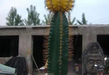 仙人棒雕塑訂做，街道標識，仿真仙人棒雕塑定做廠家