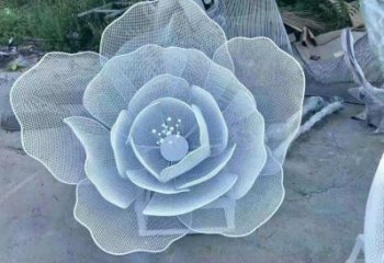 牡丹花雕塑提供，戶外雕塑，鏤空牡丹花雕塑生產(chǎn)廠家