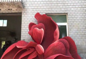 牡丹花雕塑供需，透雕系列，不銹鋼牡丹花雕塑制造商