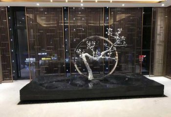 園林梅花雕塑預(yù)定，城區(qū)小品，民俗梅花雕塑制造商