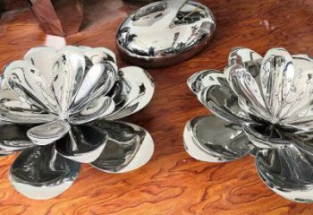 茉莉花雕塑定做，城區(qū)小品，不銹鋼茉莉花雕塑公司