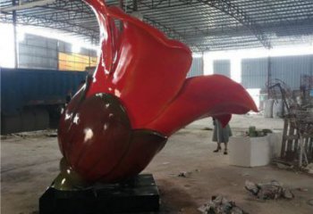木棉花雕塑供應(yīng)，城區(qū)小品，大型木棉花雕塑制造商