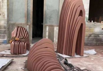 彩鋼假山雕塑，鐵藝文化雕塑，鑄造制作