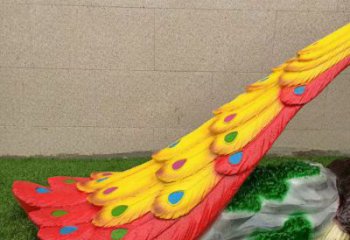 園林孔雀雕塑承接，公園雕塑，仿真孔雀雕塑定制