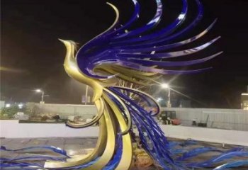 孔雀雕塑廠家，景區(qū)雕塑，景觀不銹鋼孔雀雕塑提供