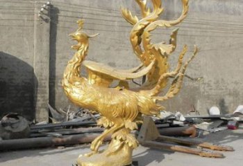 孔雀雕塑訂做，景區(qū)案例，藝術(shù)銅孔雀雕塑定制廠家