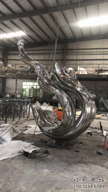 波浪雕塑供給，中式工藝，不銹鋼波浪雕塑精品