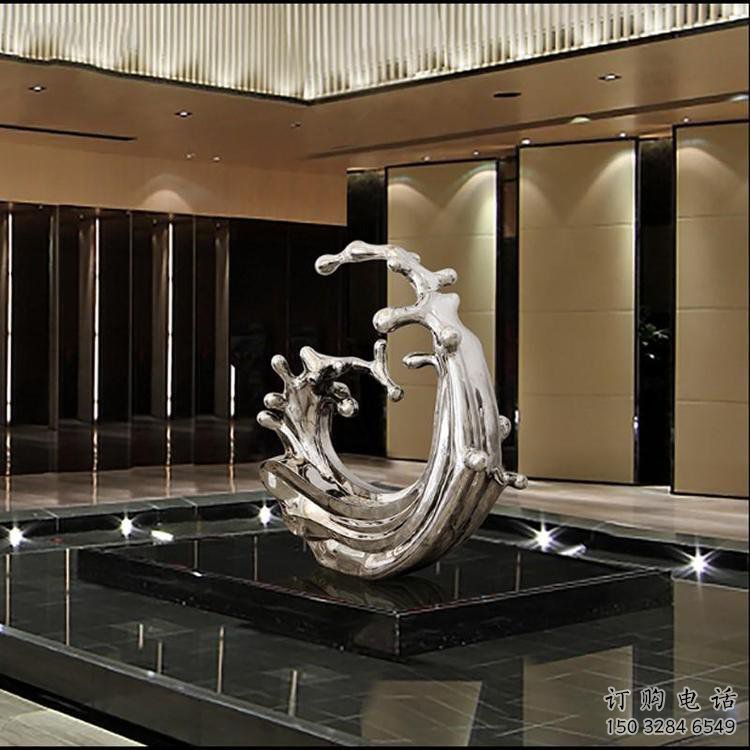 房地產(chǎn)浪花雕塑