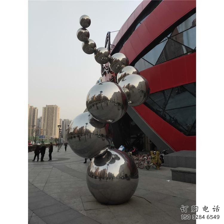 分子球雕塑訂做，景觀雕塑，不銹鋼分子球雕塑提供