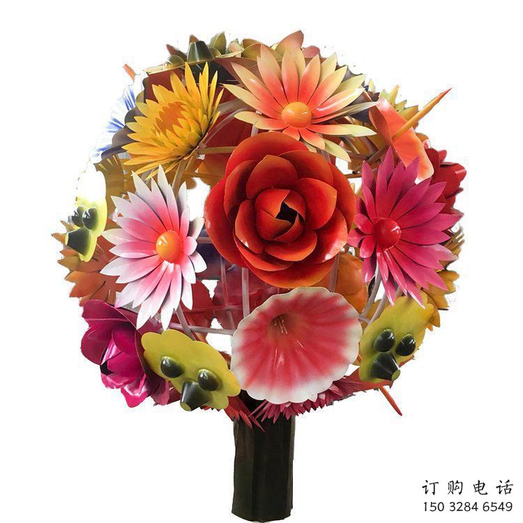 花球雕塑選用，透雕系列，不銹鋼花球雕塑優(yōu)價(jià)