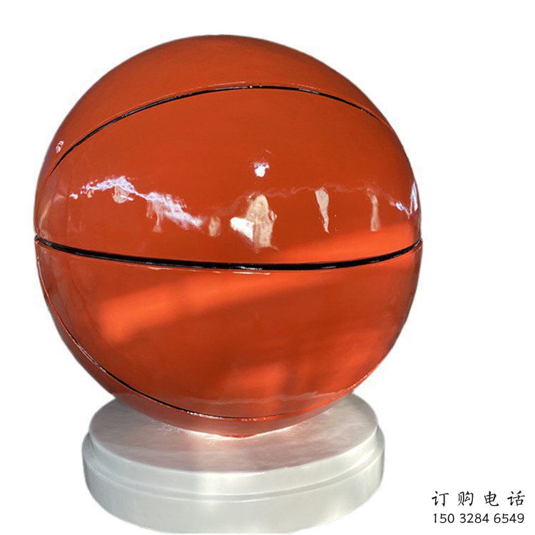 籃球景觀雕塑供應(yīng)，市標(biāo)雕塑，玻璃鋼籃球雕塑生產(chǎn)商