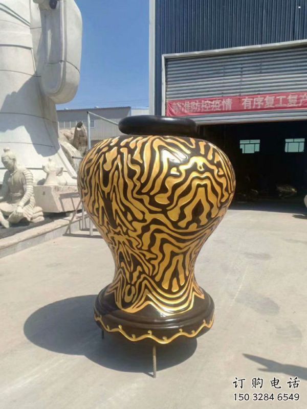 花瓶雕塑展品，景觀概念，景觀玻璃鋼花瓶雕塑優(yōu)選