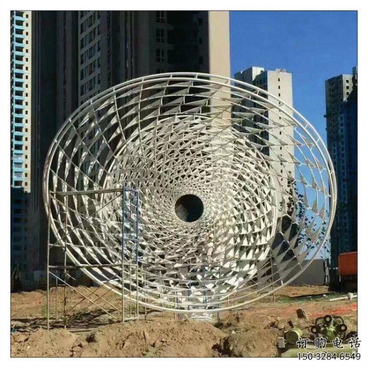 花瓶雕塑常用，鋼管組合，景觀鏤空花瓶雕塑定價(jià)