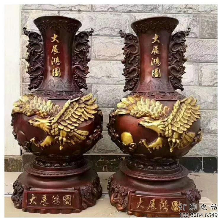 花瓶雕塑精選，歐式風格，藝術銅花瓶雕塑指用
