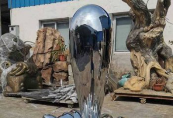 海浪雕塑制造商，城區(qū)小品，不銹鋼海浪紋雕塑定制