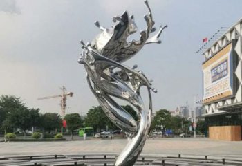 鏡面水花雕塑