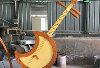 二胡雕塑通用，陸地?cái)[件，不銹鋼二胡雕塑制作優(yōu)選
