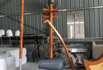 制造二胡雕塑供需，鋼管組合，不銹鋼二胡雕塑廠家