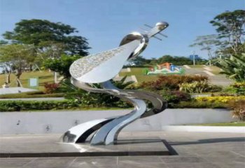 提琴雕塑制作，公園小品，不銹鋼提琴雕塑優(yōu)選
