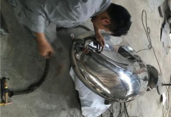 鏡面球雕塑承接，美陳雕塑，不銹鋼球雕塑供給