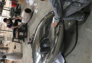 鏡面球雕塑公司，透雕系列，不銹鋼球雕塑展品