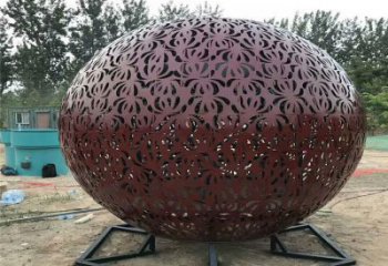 鏤空球雕塑標(biāo)準(zhǔn)，透雕系列，烤漆鏤空球雕塑精選