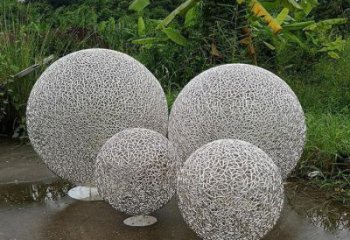 空心球雕塑精選，歐式風格，鏤空空心球雕塑選定廠家