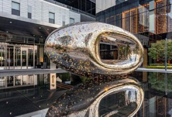 鏤空球雕塑服務(wù)商，白鋼構(gòu)件，抽象異形鏤空球雕塑定價(jià)