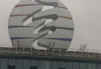 鏤空球雕塑精選，街道標(biāo)識(shí)，異形鏤空球雕塑指用