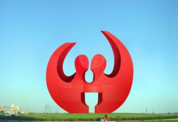 鏤空球雕塑指用，小區(qū)擺件，異形鏤空球雕塑制作