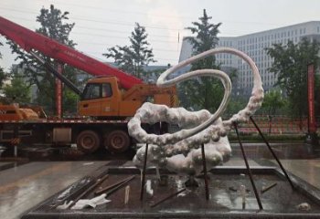 原子球雕塑工廠，廣場雕塑，不銹鋼原子球雕塑點(diǎn)擊