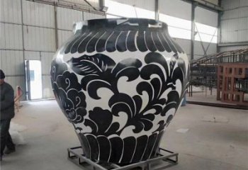 花瓶雕塑制造商，城市雕塑，玻璃鋼花瓶雕塑觀賞型