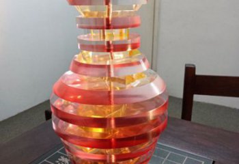 花瓶雕塑工程選用，美陳雕塑，異形花瓶雕塑展示專供