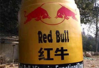 飲料瓶雕塑供求，露天雕塑，玻璃鋼飲料瓶雕塑制作