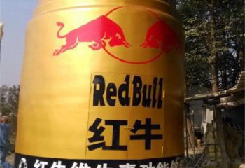 飲料瓶雕塑精選，露天雕塑，玻璃鋼飲料瓶雕塑展品