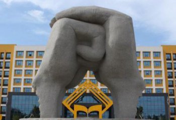 拳頭雕塑訂做特供，室外軟裝，不銹鋼拳頭雕塑供應(yīng)