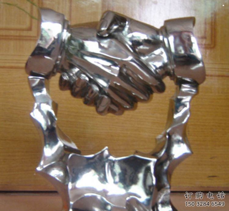 握手雕塑承接，噴泉雕塑，不銹鋼握手雕塑優(yōu)價