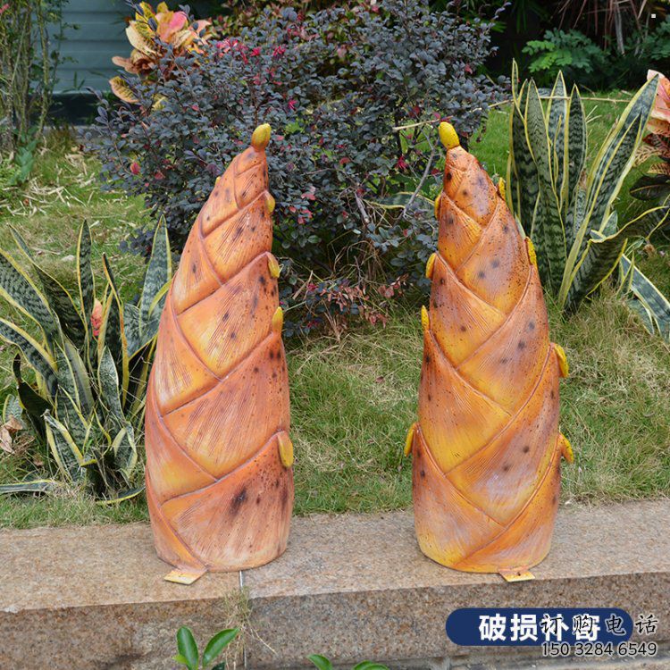 竹筍雕塑指用，多彩藝術(shù)，不銹鋼竹筍雕塑廠家供給