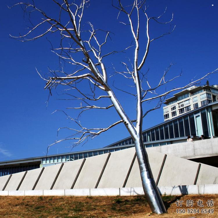 樹干雕塑定做，公園小品，不銹鋼樹干雕塑點(diǎn)擊