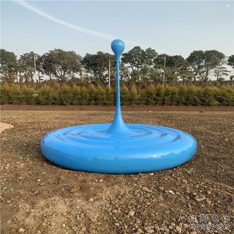 水滴雕塑制造，街景小品，景觀烤漆水滴雕塑優(yōu)價
