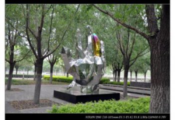手掌雕塑訂做，景區(qū)案例，藝術(shù)不銹鋼手掌雕塑定制