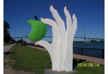 手掌雕塑特供，美陳雕塑，制造不銹鋼手掌雕塑優(yōu)選