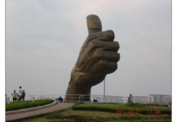 制造手掌雕塑廠家，鋼管組合，不銹鋼手掌雕塑常用