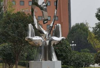 雙手雕塑選用，酒店擺件，不銹鋼雙手雕塑工廠精選