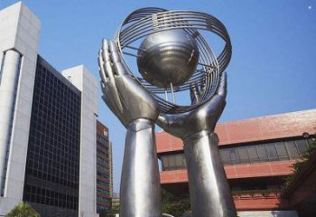 雙手雕塑專供，鍛造工藝，不銹鋼雙手雕塑廠家
