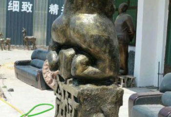 握拳雕塑制造，中式工藝，玻璃鋼仿銅握拳雕塑廠家